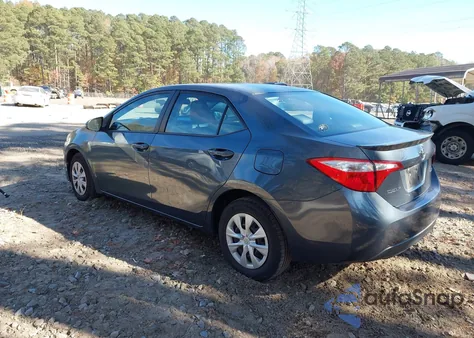 2015 Toyota Corolla Le Eco z USA, uszkodzony, nr VIN 2T1BPRHE2FC394446